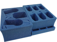 KR Multicase Set Vassoi In Schiuma Per Tyranids (Set C) - Proteggi E Trasporta Le Tue Miniatura Warhammer 40K